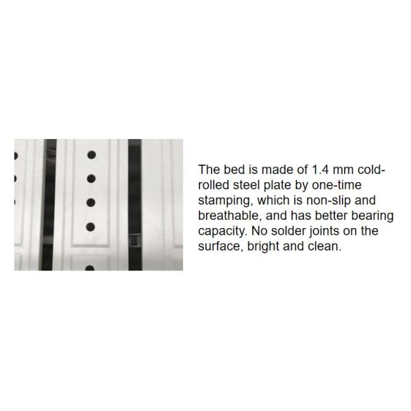 Wooden Medical 2 Cranks Adjustable Manual Nursing Bed Home Care