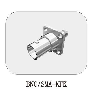 Peso leve adaptador reto BNC fêmea de um RF de 50 ohms ao adaptador coaxial de SMA