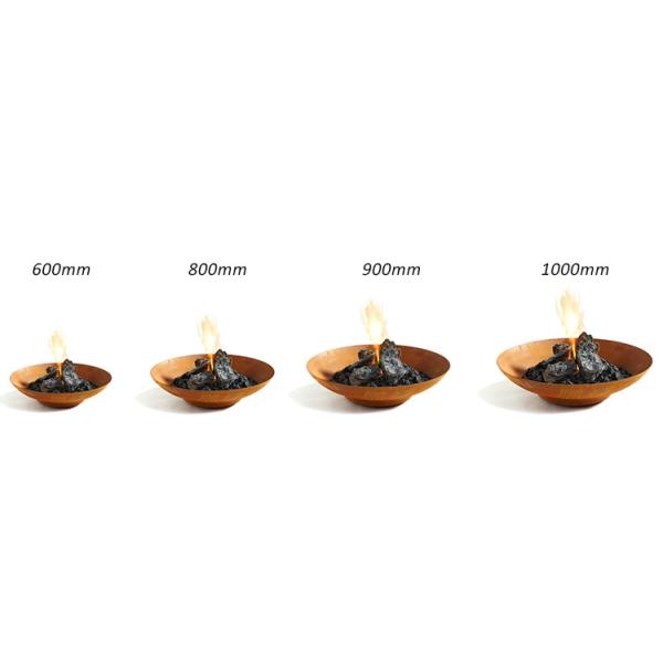 Brazier Backyard Patio Firepit Wood Burning Garden Corten Steel Outdoor Fire Pit