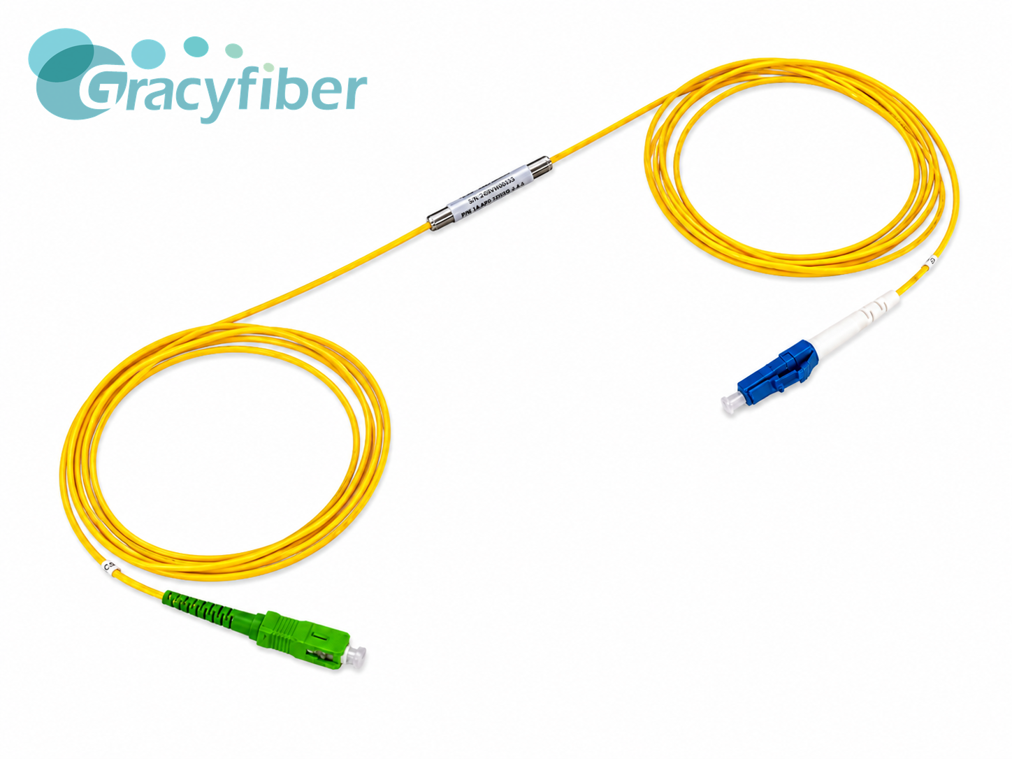 1x1 FWDM Stop Pass Filter T1260 1620nm R1650nm Fiber Optic WDM Filter SC APC LC UPC Connector Steel Tube