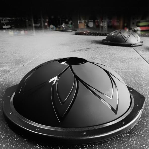 0.58M ABS Balance Ball With Resistance Bands Half Ball For Working Out