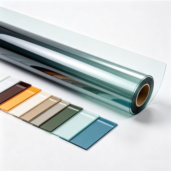 Extra Wide PET Architectural Window Film UV Protection Glass Film For Hotels / Villas
