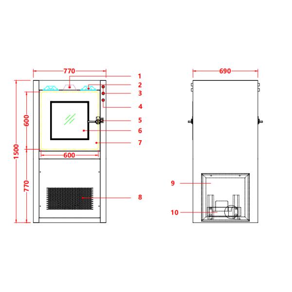 ISO-Certified Air Shower Pass Box | 304 Stainless Steel & ≤60dB Quiet | Pharma/Food Safe
