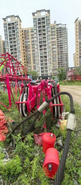 2022 Sany Second-Hand Crane SAC4000C8 93m Main Boom 36m Jib 120T Counterweight 2114h Running Time 19624km Weichai Engine