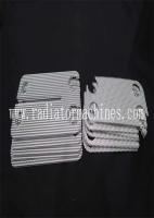 Des nageoires ondulantes en aluminium pour radiateur personnalisées et des nageoires d'échangeur de chaleur pour une hauteur et une hauteur de nageoires variées