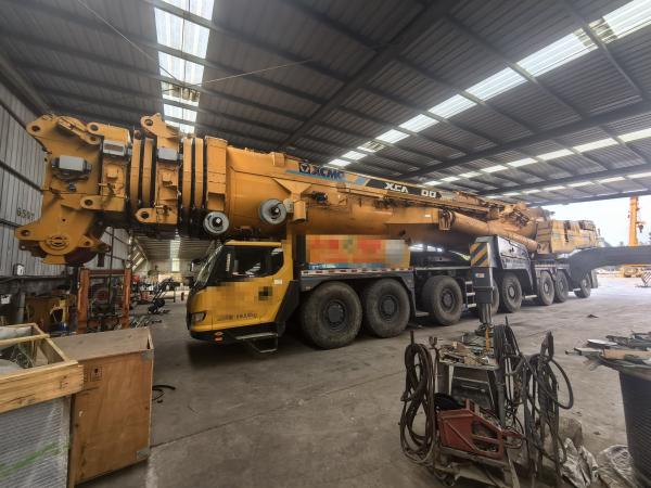 2018model XCA1200-1 all terrain crane Engine: Benz OM502LA+Benz OM460LA Transmission: ZF Axle Brand: German KESSLER Total Counterweight: 170 Tons Main Boom: 102M