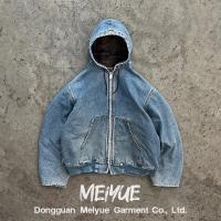Camisetas con capucha con capucha con chaqueta de denim 500 gramos