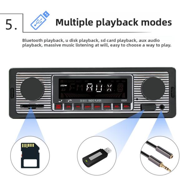 Creatall Guard Dragon 5513 New Car MP3 Player BT Wireless Hands-Free USB Connection Car Charger