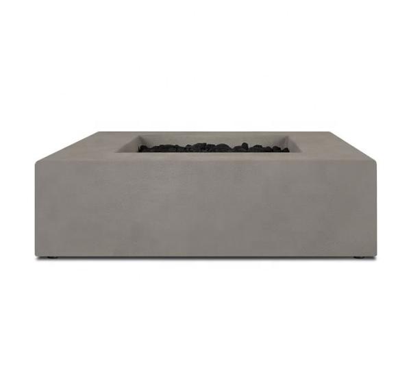 Modern Concrete Propane Outdoor Natural Gas Firepit For All Season