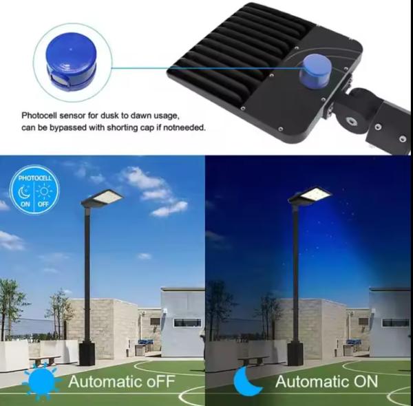 LED Street Light 100W To 300W Highway IP66 Smart AC Amber LED Shoebox Street Light