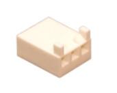 Natural 0.156 3.96mm Rectangular Molex Crimp Housing 0009508033 3 P Receptacle Housing