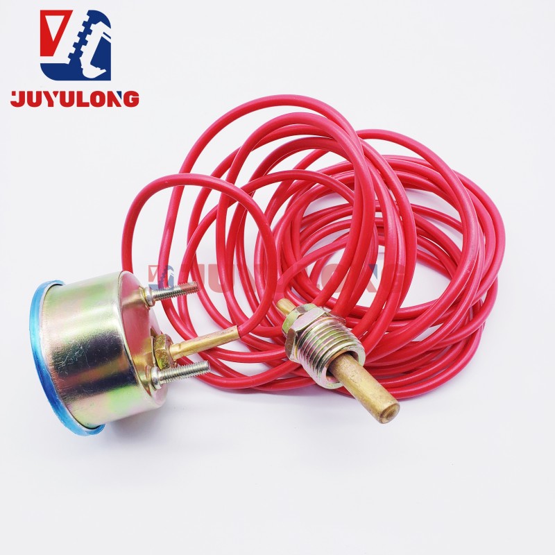 JUYULONG Excavator Loader Various Mechanical Water Temperature Gauges 1W7550/4.5m 1W7551/5m for Construction Machinery Parts