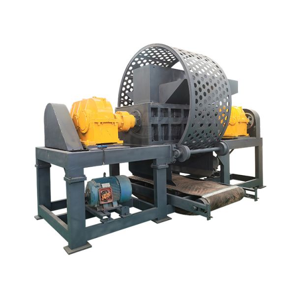 Industrial Automatic Tire Shredder 380V/50HZ with 12 Months Warranty and 2200kg Weight for Waste Tire Recycling