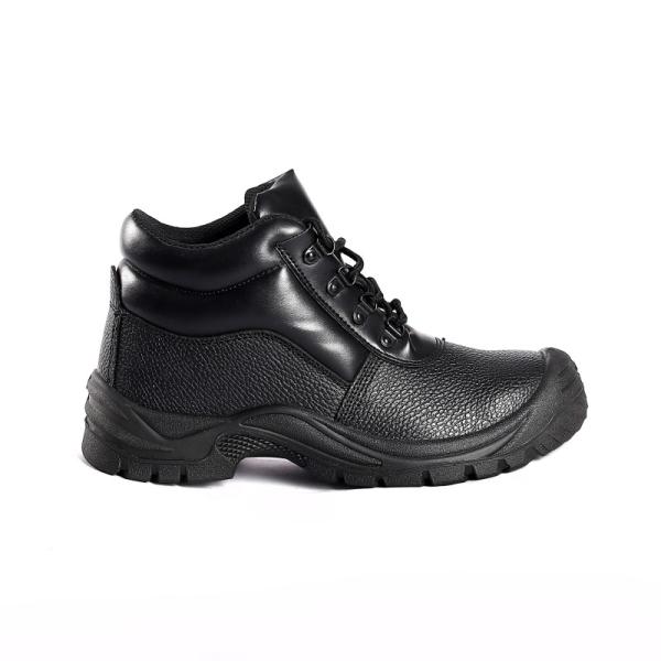 Shengjie Steel Midsole Genuine Leather Upper Embossed Cow Leather for Comfortable Footwear Safety Shoes