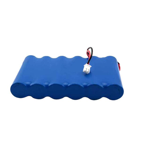 48Wh 2000mAh 24V Rechargeable 18650 Lithium Ion Battery Pack Wave Shape with PH2.0 Connector Built-in BMS for Bluetooth Speaker,CE China Manufacturer