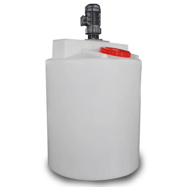 PE 1000L Plastic Mixing Tank With Agitator For Mixing Water With 1.5HP