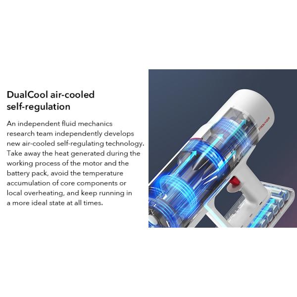 Trouver Solo10 Hand Vacuum Cleaner 18kpa Cordless Rechargeable 48 Minutes Running Time Trouver Solo Vacuum Cleaner