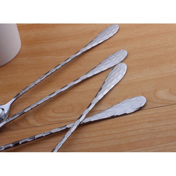 Elegant stainless steel hotel cutlery/tea spoon/mixing spoon/big spoon/long handle spoon