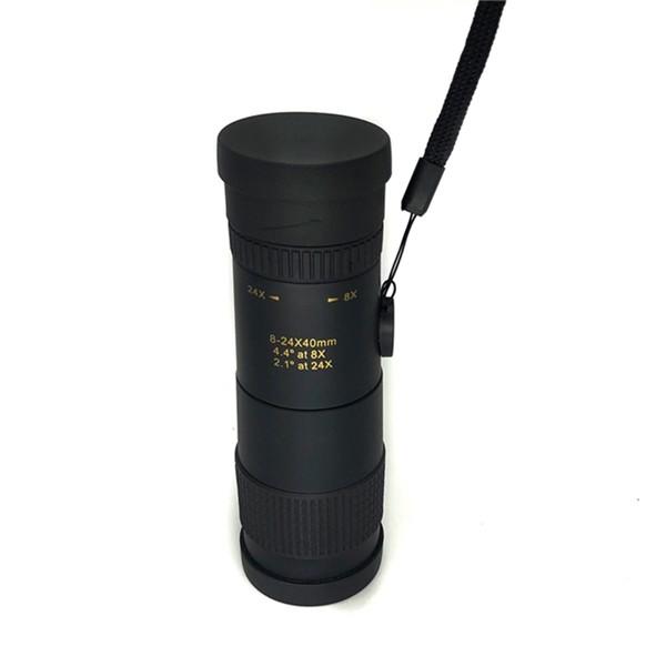 High Power 8-24x40 Zoom Lightspeed Optics Smartphone Monocular Telescope Marine Pocket