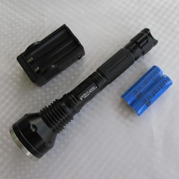 4000 Lumens White Aluminum Rechargeable Emergency Mini SKY - RAY Cree Led Torch