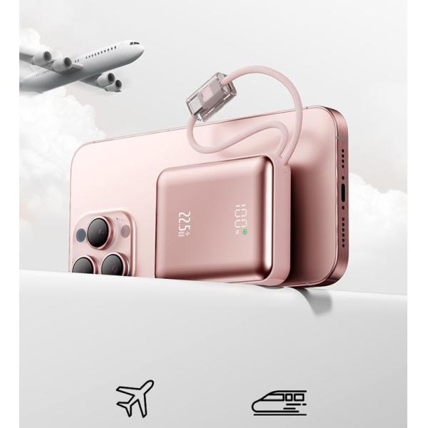 Multi Color Portable Fast Charger Power Bank With Digital Display 3 Device Charging