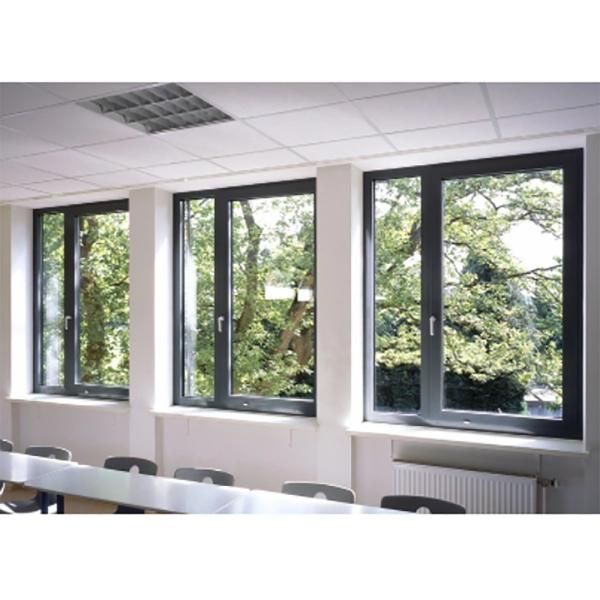 Latest Design Double Glazed Aluminum Casement Windows With Stainless Steel Screen Netting