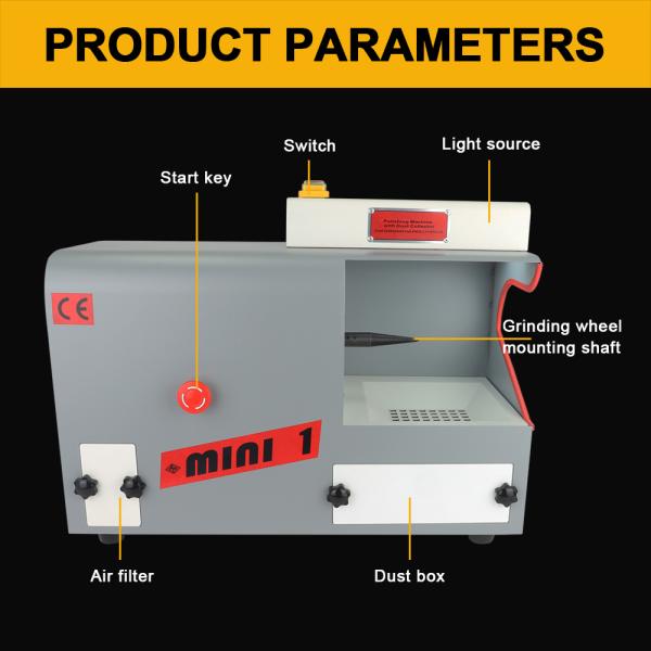 550W Single Head Bench Type Grinding Machine 2800rpm Machine Speed