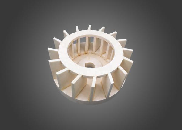 Wearable Corrosion Resistance 99% Al2O3 alumina ceramic industry water pump impeller vacuum cleaner impeller SI3N4