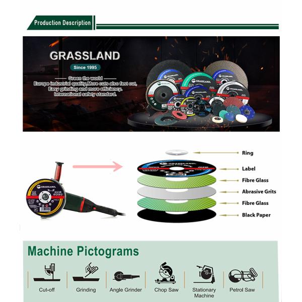 Cutting 7 Inch 180 Mm X 3 Mm Angle Grinder Discs For Metal