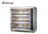 Anúncio publicitário padrão 0,9 kg/h do gás que coze Oven Three Deck
