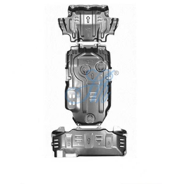 合金ギアボックス スキッドプレート/エンジン 下部保護プレート ISUZU Dmax 4 コンボセット 車両用