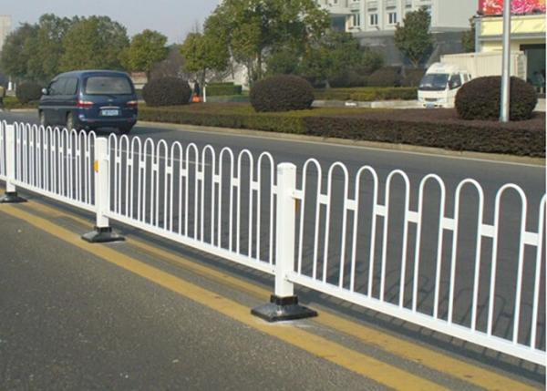 Traffic Zinc Steel Fence /  Highway Road Guard Rail For Municipal Construction