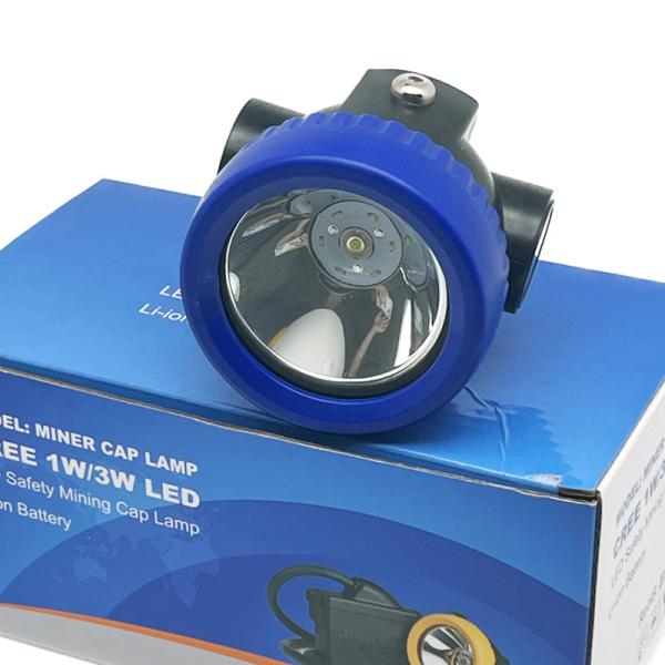 Lâmpada industrial de minério de LED leve de cabeça pequena segurança 5000lux 2,8ah