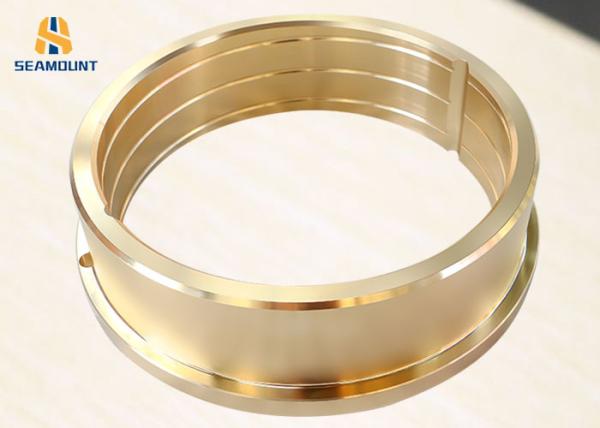 Customized CNC Machining Bronze Copper Bearing With Flanged Style