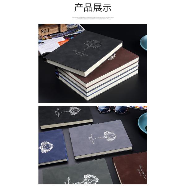 Заказный логотип деловой блокнот с твердым покрытием с кожаной крышкой и блокнот из 100 листов