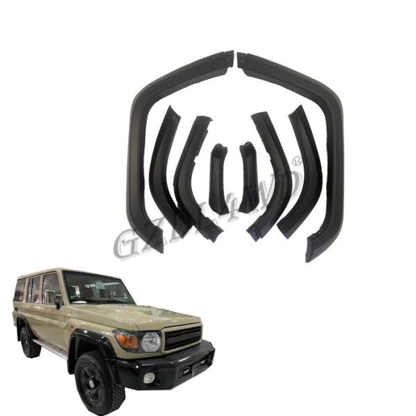 Mudguard обвайзера автомобиля тележки толщины 3.0mm внутренний для наборов ABS свода колеса LC76 SUV