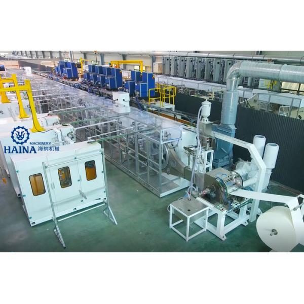 320KW 500pcs/Min Elastic Ear T Shape Diaper Manufacturing Machine