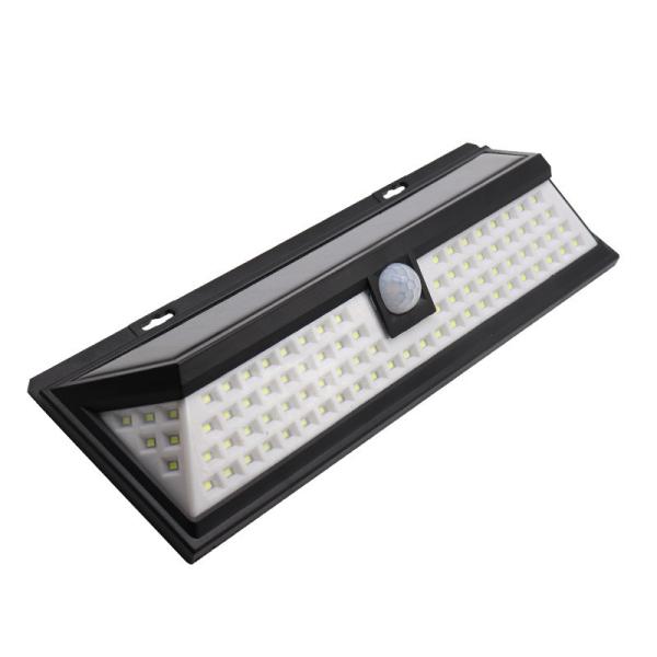 Irradiação larga luminosa lateral do sensor três solares exteriores das luzes da parede do diodo emissor de luz IP65