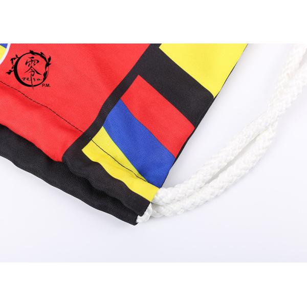 National Team Football String Bags , Personalized Athletic Sports Cinch Bags