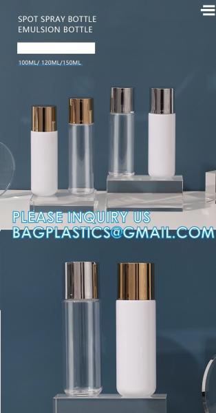Foaming Dispenser Bottle, Travel Spray Bottle Container Cosmetics Bottle Transparent Dry Powder Spray Bottle