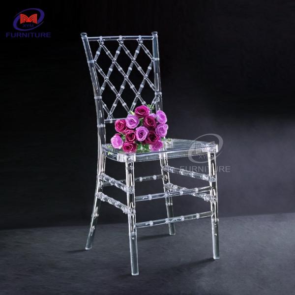 800Lbs Weight Capacity Resin Chiavari Chair Stackable