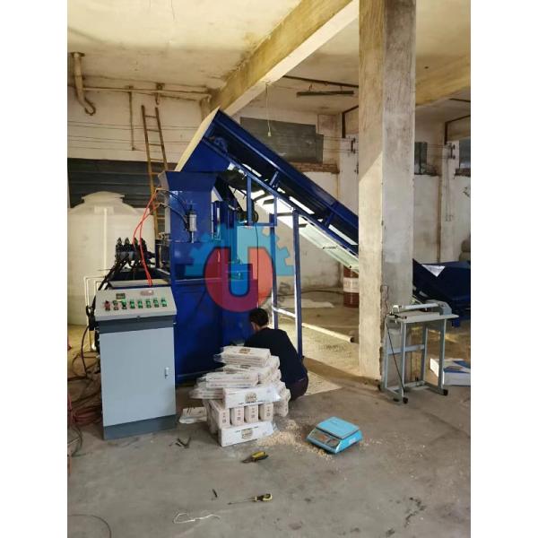 Easy to Operate Wood Shavings Baling Compress Bagging Machine with 20HP Diesel Engine