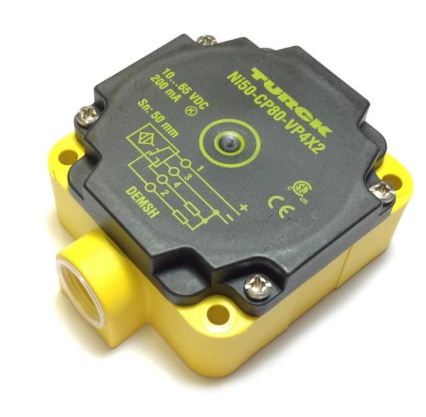 Turck NI50-CP80-VP4X2 - IP67 50mm Non-Contact - Industrial Heavy-Duty Stainless - Inductive Sensor