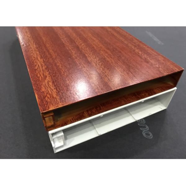 Потолок металла дефлектора 6063 АА интегрированный линейный, прокладка случайного размера алюминиевая