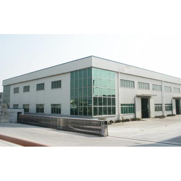 Prefabricated Q235 Steel Metal Frame Warehouse Buildings Wind Proofing