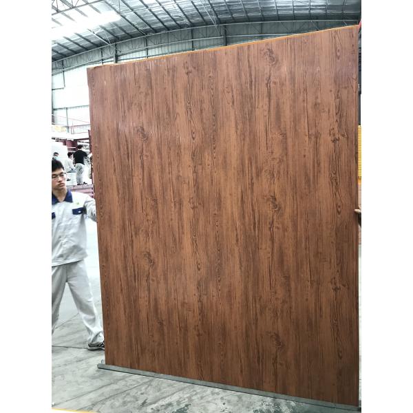 3D Wooden Color Insulated Wall EPS Sandwich Panel