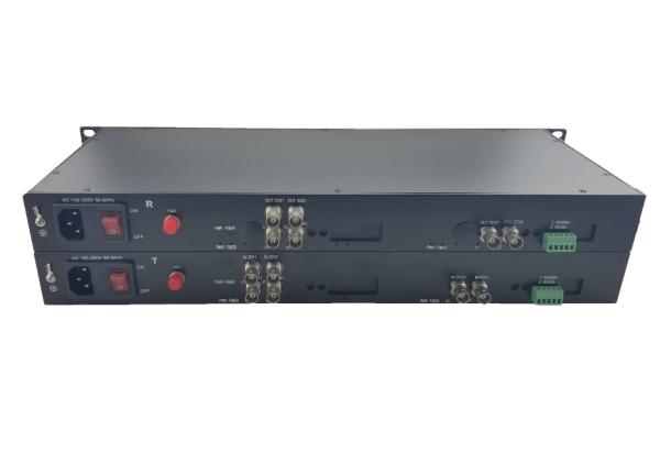 HD SDI to Fiber Converter with 1Ch 485 supporting 1080P/60HZ @ 30fps SDI video 12V Power supply