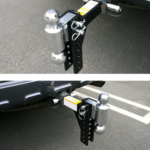 Черные части запасной части трейлера Chrome заминка шарика 7500lbs 7-1/2 «регулируемая двойная