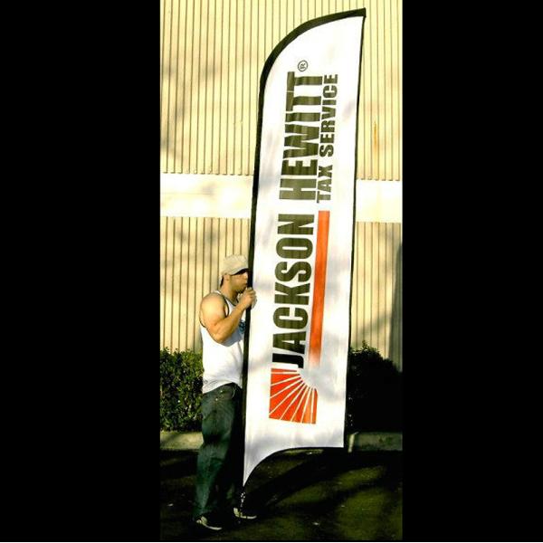 Teardrop beach Feather Flag Banners for outdoor and indoor advertising