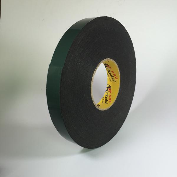 Black PE Foam Tape Green Liner Double Sided Solvent Glue 1MM 2MM 3MM Thickness